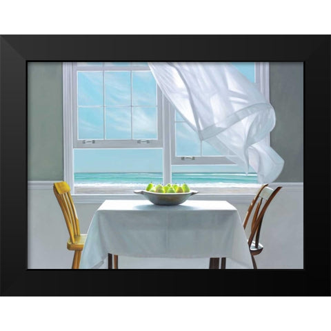 Meditation Black Modern Wood Framed Art Print by Hollingsworth, Karen