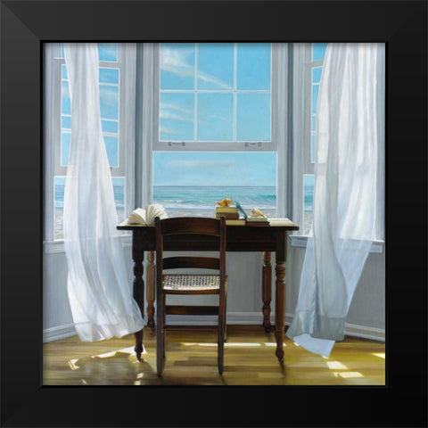 Contemplation Black Modern Wood Framed Art Print by Hollingsworth, Karen