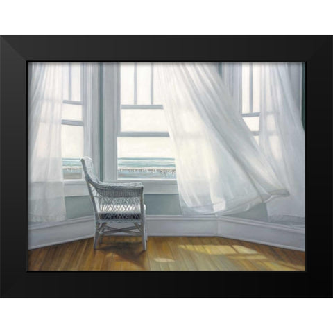 Waiting to Fly Black Modern Wood Framed Art Print by Hollingsworth, Karen