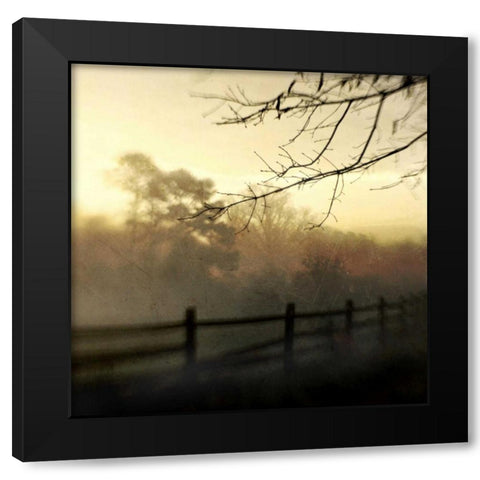 At Dawn Black Modern Wood Framed Art Print by Hanna, Dawn D.