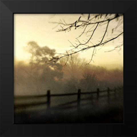 At Dawn Black Modern Wood Framed Art Print by Hanna, Dawn D.