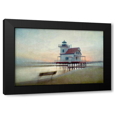 Giving Light Black Modern Wood Framed Art Print with Double Matting by Hanna, Dawn D.