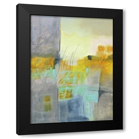 Echo I Black Modern Wood Framed Art Print by Hassler, Pam