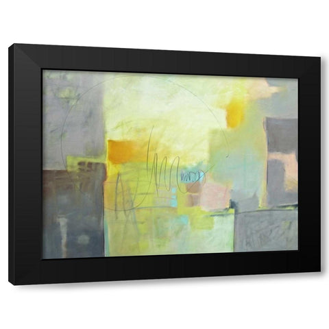 Echo II Black Modern Wood Framed Art Print by Hassler, Pam