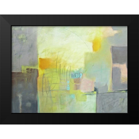 Echo II Black Modern Wood Framed Art Print by Hassler, Pam