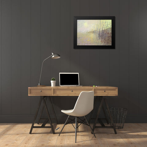 SunÃ¢â‚¬â„¢s Warmth Black Modern Wood Framed Art Print by Hassler, Pam