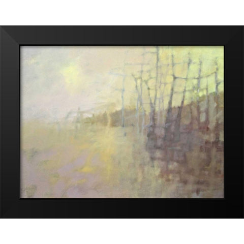 SunÃ¢â‚¬â„¢s Warmth Black Modern Wood Framed Art Print by Hassler, Pam