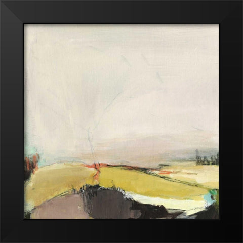 Midcoast 2 Black Modern Wood Framed Art Print by Hawkins, Amanda K.