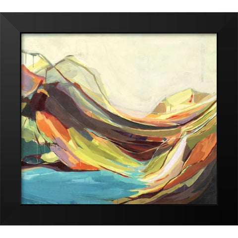 Mount Desert Isle Black Modern Wood Framed Art Print by Hawkins, Amanda K.