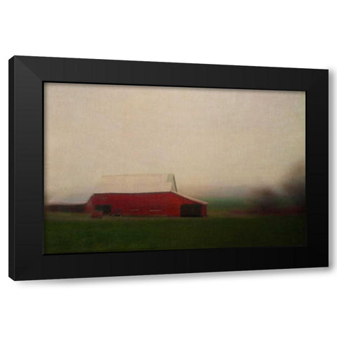 Middleburg Black Modern Wood Framed Art Print with Double Matting by Hanna, Dawn D.