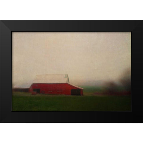 Middleburg Black Modern Wood Framed Art Print by Hanna, Dawn D.