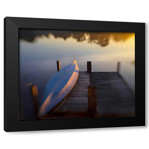 The True Light of the Day Black Modern Wood Framed Art Print with Double Matting by Hanna, Dawn D.