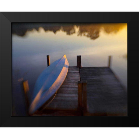The True Light of the Day Black Modern Wood Framed Art Print by Hanna, Dawn D.