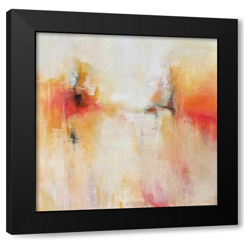 Dancing on the Edge Black Modern Wood Framed Art Print with Double Matting by Hale, Karen