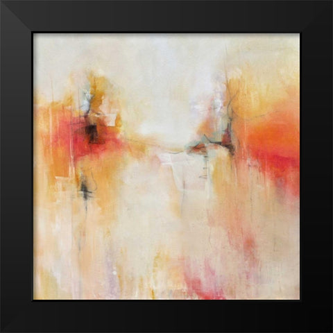 Dancing on the Edge Black Modern Wood Framed Art Print by Hale, Karen