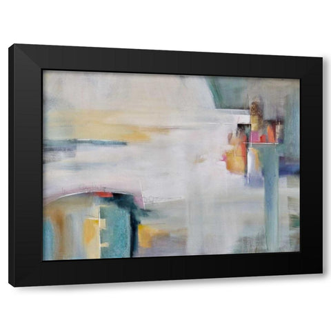 On My Terms Black Modern Wood Framed Art Print by Hale, Karen