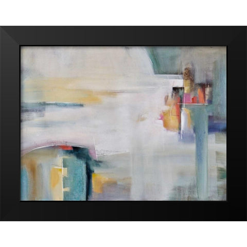 On My Terms Black Modern Wood Framed Art Print by Hale, Karen