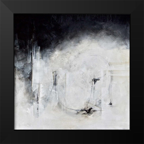 Solidarity Black Modern Wood Framed Art Print by Hale, Karen