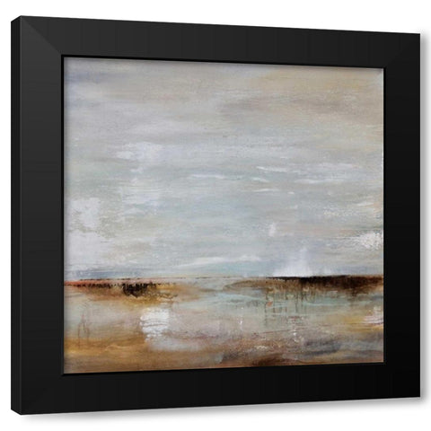Take Time Black Modern Wood Framed Art Print by Hale, Karen