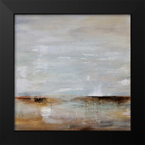 Take Time Black Modern Wood Framed Art Print by Hale, Karen