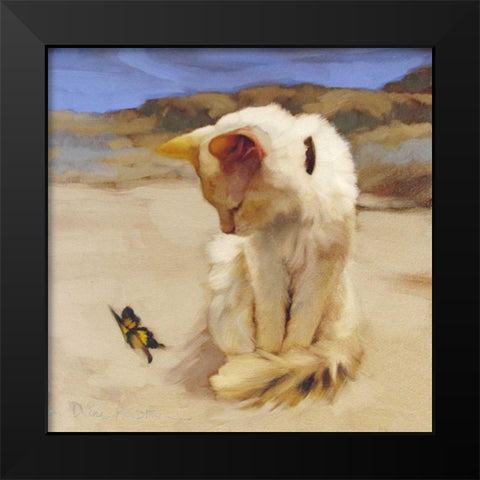 Eye on Butterfly V Black Modern Wood Framed Art Print by Hoeptner, Diane