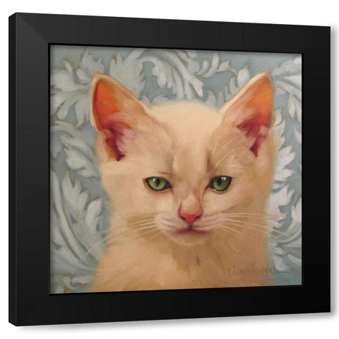 Killer Black Modern Wood Framed Art Print by Hoeptner, Diane