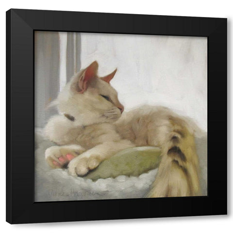 Through the Window Black Modern Wood Framed Art Print with Double Matting by Hoeptner, Diane