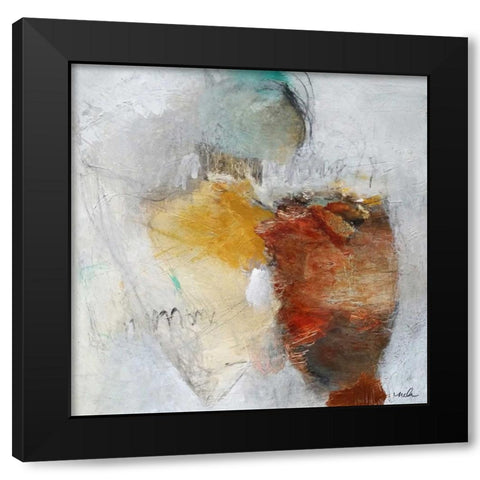 Could Not Be Alone Black Modern Wood Framed Art Print by Hoeft, Nicole