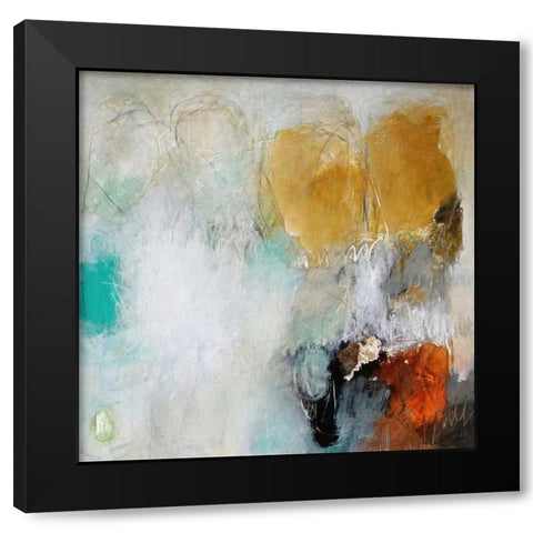 Fears Burn Down Black Modern Wood Framed Art Print with Double Matting by Hoeft, Nicole
