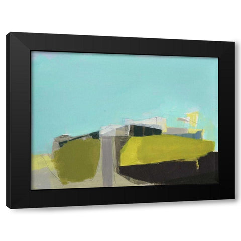 East End Hill Black Modern Wood Framed Art Print by Hawkins, Amanda