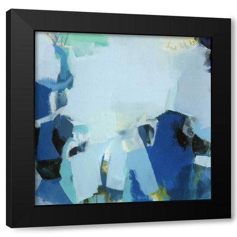 Tide Pools Black Modern Wood Framed Art Print with Double Matting by Hawkins, Amanda