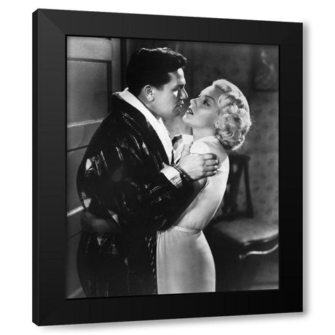 Lana Turner 1946 The Postman Always Rings Twice A Black Modern Wood Framed Art Print by Unknown