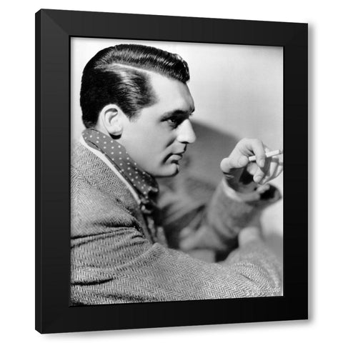 Cary Grant 1932 Black Modern Wood Framed Art Print with Double Matting by Unknown