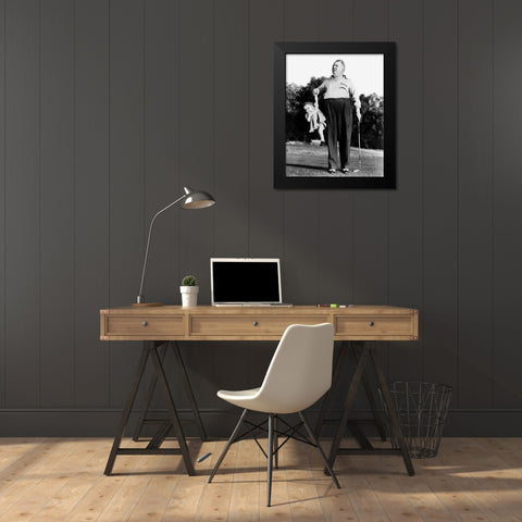 Daddy Day-Care Black Modern Wood Framed Art Print by Unknown