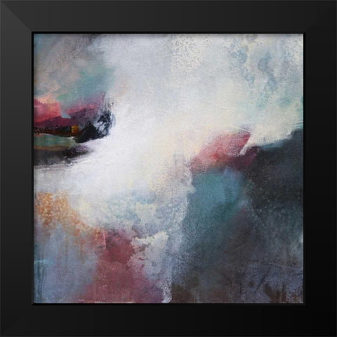 Detour Black Modern Wood Framed Art Print by Hale, Karen