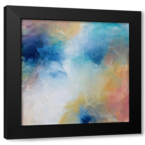 Midsummer Black Modern Wood Framed Art Print by Hale, Karen