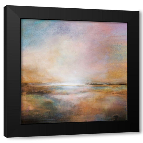 Warm Surrender Black Modern Wood Framed Art Print with Double Matting by Hale, Karen