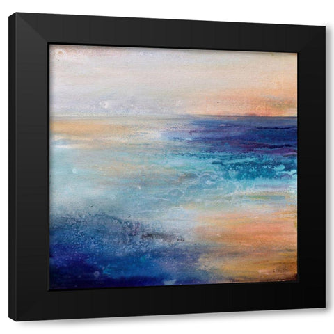 Coastal Living Black Modern Wood Framed Art Print with Double Matting by Hale, Karen