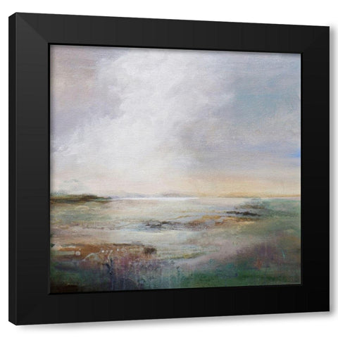 Morning Light Black Modern Wood Framed Art Print by Hale, Karen