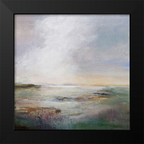 Morning Light Black Modern Wood Framed Art Print by Hale, Karen