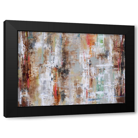 Wood Reflection Black Modern Wood Framed Art Print by Herckenrath, Ingeborg