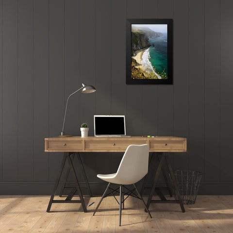 Big Sur Coast Black Modern Wood Framed Art Print by Hiers, Winthrope