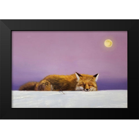 Dreamweaver Black Modern Wood Framed Art Print by Heffernan, Lucia