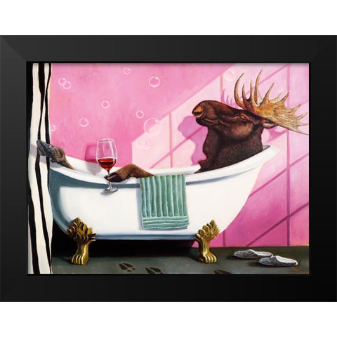 Retirement Black Modern Wood Framed Art Print by Heffernan, Lucia