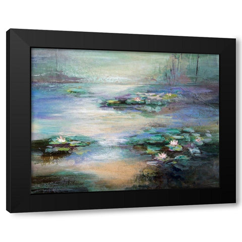 Inner Depth Black Modern Wood Framed Art Print by Hale, Karen