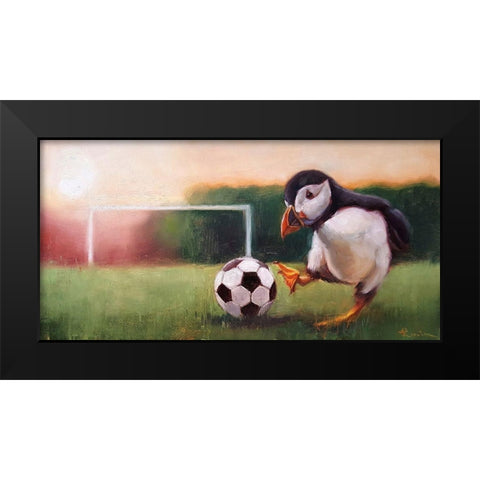 Sidekick Black Modern Wood Framed Art Print by Heffernan, Lucia