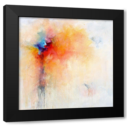 Bold and Sassy Black Modern Wood Framed Art Print by Hale, Karen
