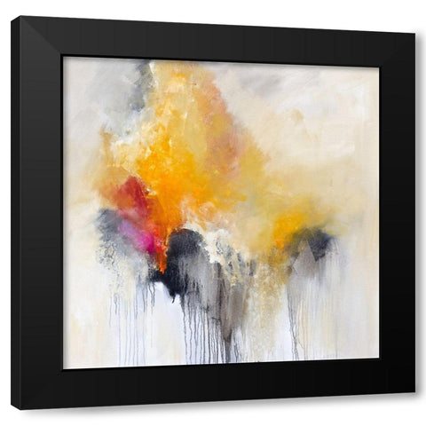 Dancing On Land Black Modern Wood Framed Art Print by Hale, Karen