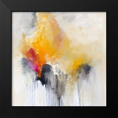 Dancing On Land Black Modern Wood Framed Art Print by Hale, Karen