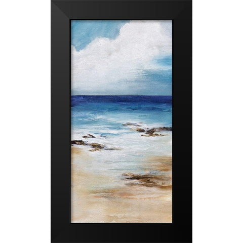 Salt Air Black Modern Wood Framed Art Print by Hale, Karen